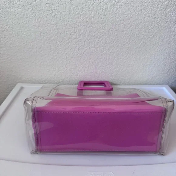 STAUD Shirley Pink PVC and Leather Bag - Picture 6 of 10